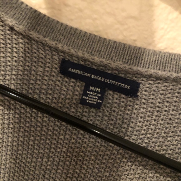 Gray American Eagle cardigan - Picture 2 of 2